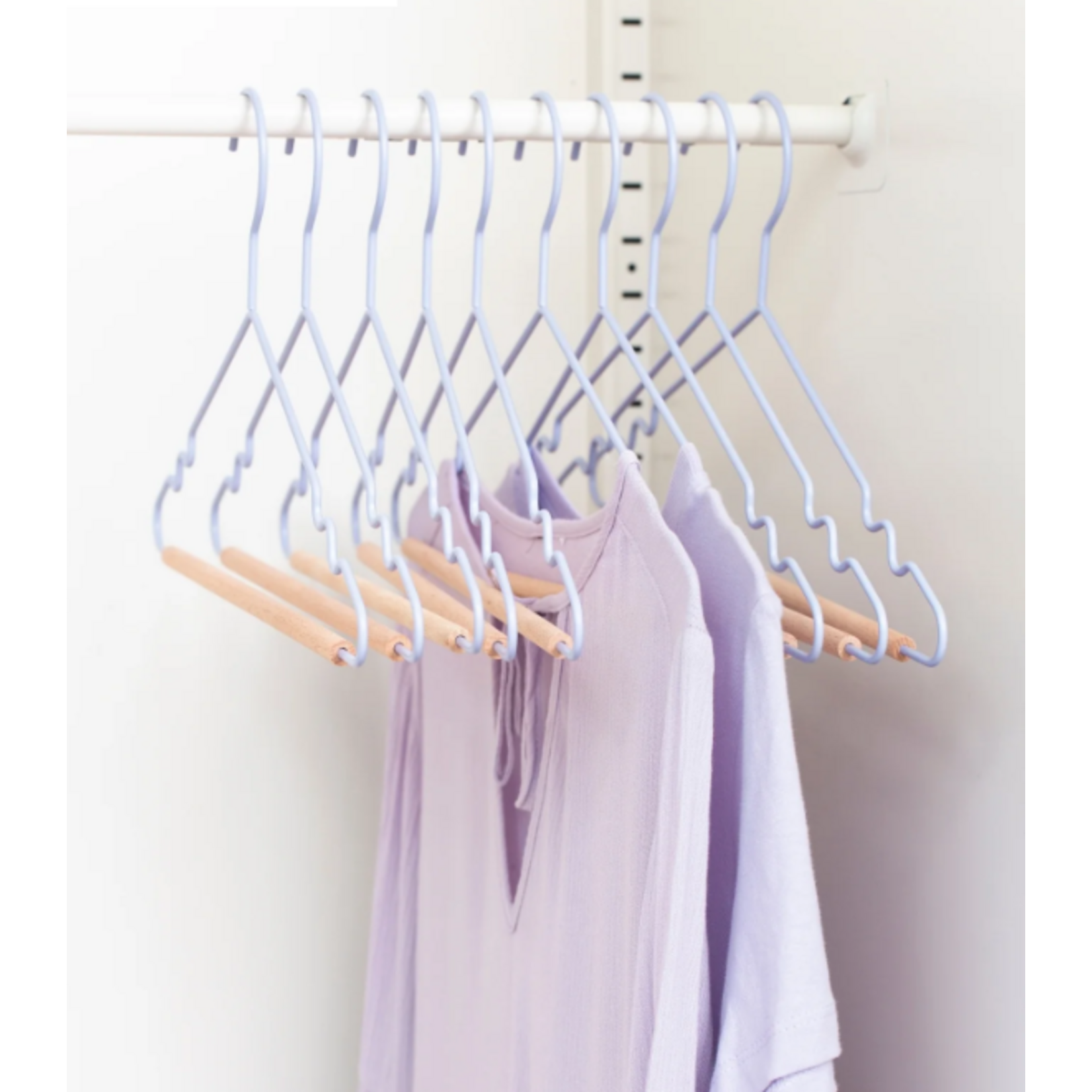 Mustard Made Mustard - Adult top hangers - Kapstokken voor volwassenen  - Set van 10 - Lilac