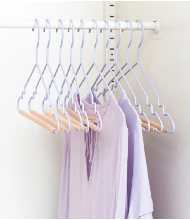 Mustard Made Mustard - Adult top hangers - Kapstokken voor volwassenen  - Set van 10 - Lilac