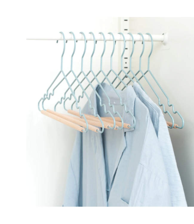 Mustard Made Mustard -  Adult top hangers - Porte-manteaux pour adultes - Lot de 10 - Ocean