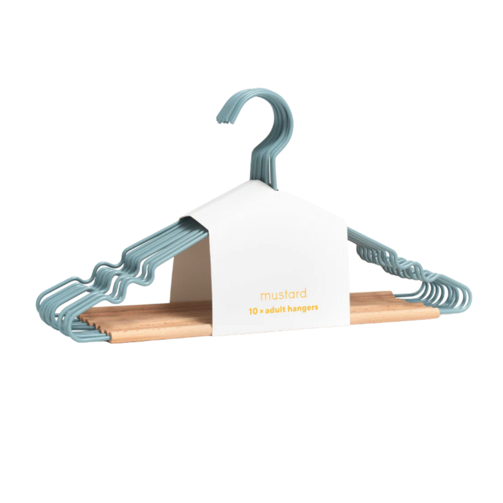 Mustard Made Mustard -  Adult top hangers - Porte-manteaux pour adultes - Lot de 10 - Ocean