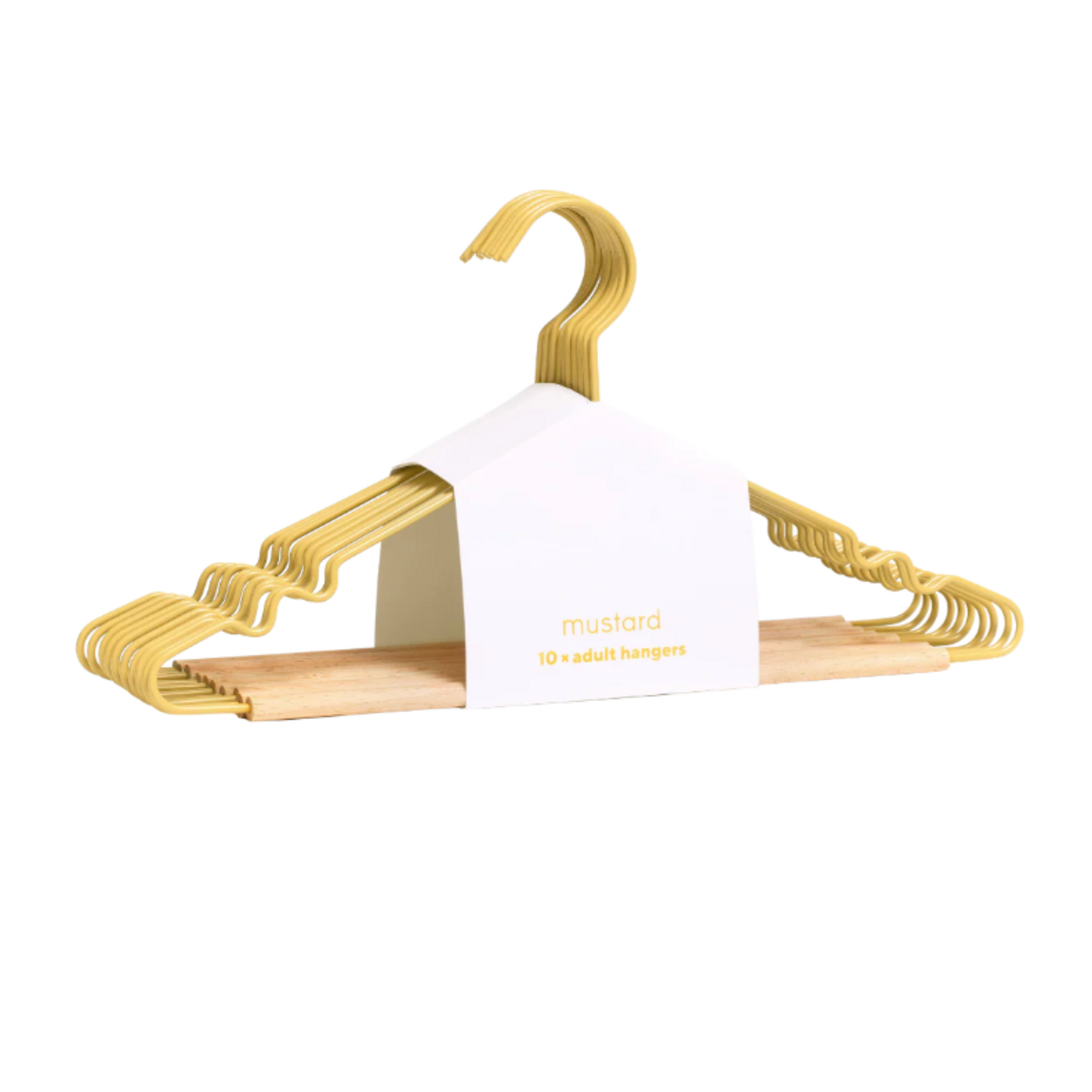 Mustard Made Mustard -  Adult top hangers - Porte-manteaux pour adultes - Lot de 10 - Butter
