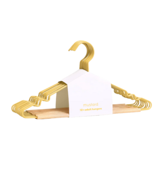 Mustard Made Mustard - Adult top hangers - Kapstokken voor volwassenen  - Set van 10 - Butter