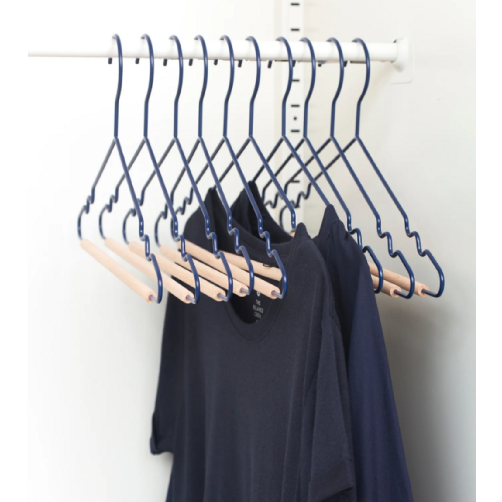 Mustard Made Mustard -  Adult top hangers - Porte-manteaux pour adultes - Lot de 10 - Navy