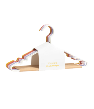Mustard Made Mustard -  Adult top hangers - Porte-manteaux pour adultes - Lot de 10 - Summer
