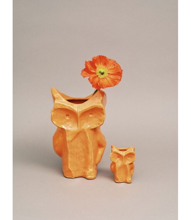 Serax - MARNI - Après Minuit - Vase - XS - H12cm - Hibou - Orange