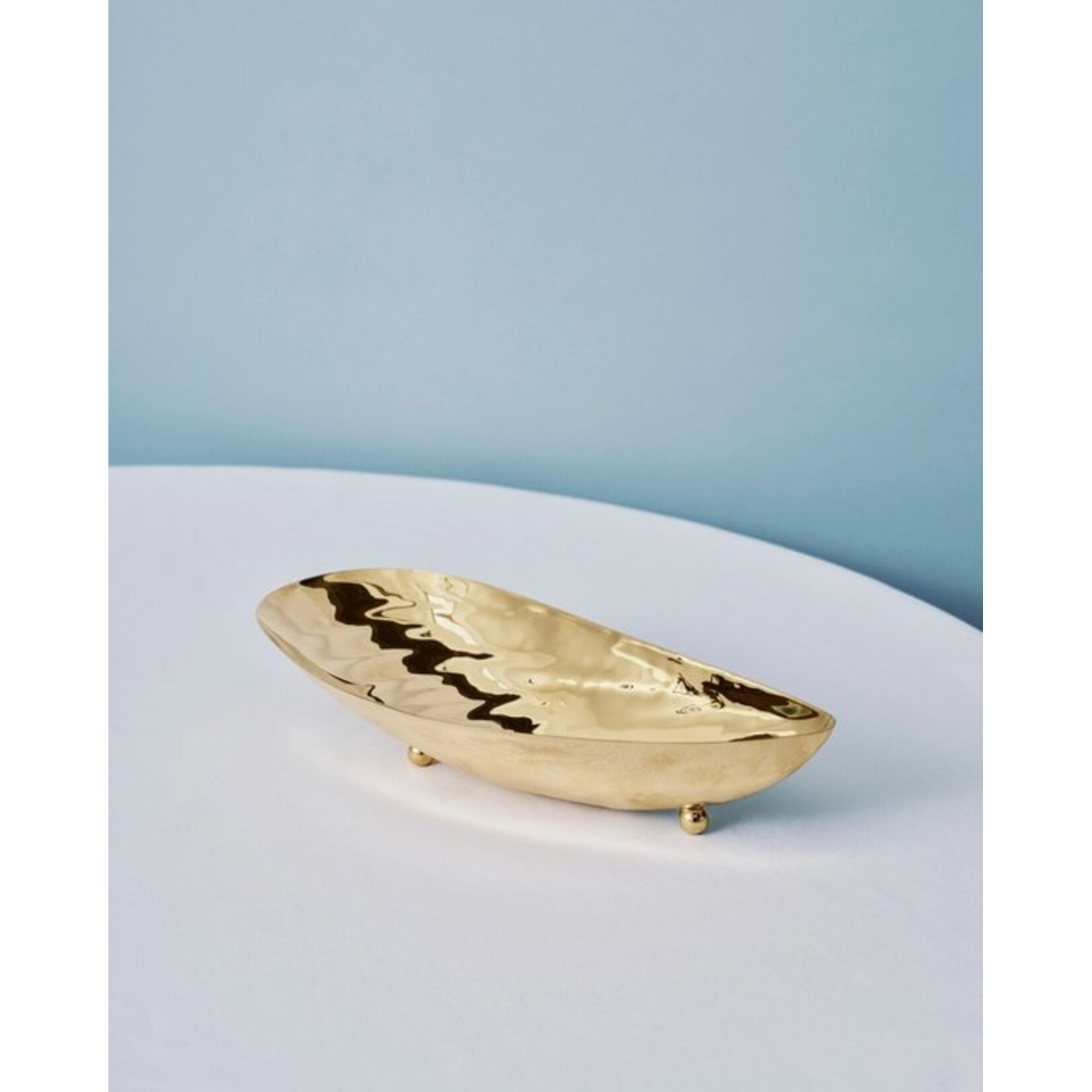 Serax Serax - Wouters & Hendrix - Les Objets Mouleversants Marcel bowl M - 30.5x13.5x5.5cm - Goud messing