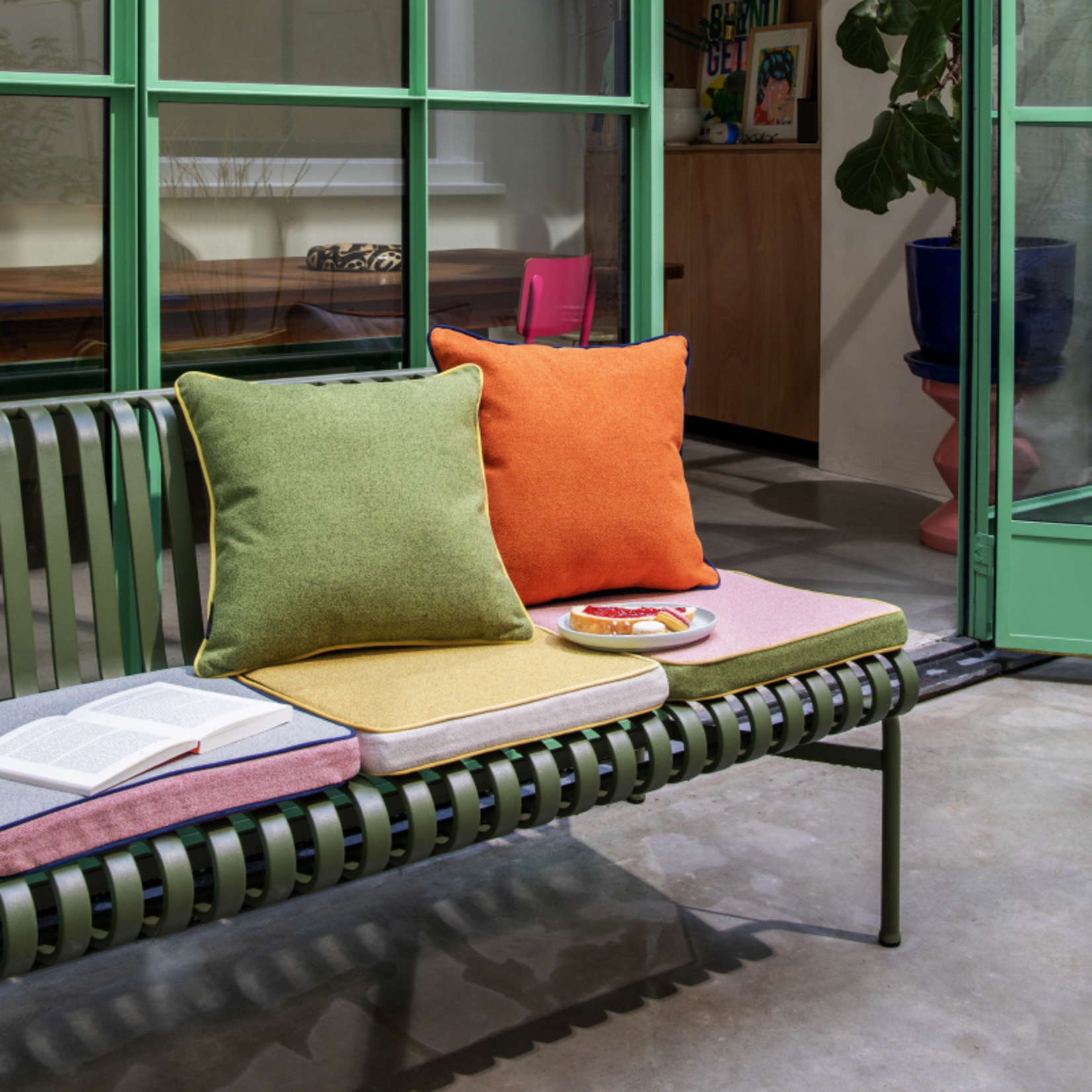 Remember Remember - Zitkussen 'Wasabi' - 1 Stuk - Veelkleurig