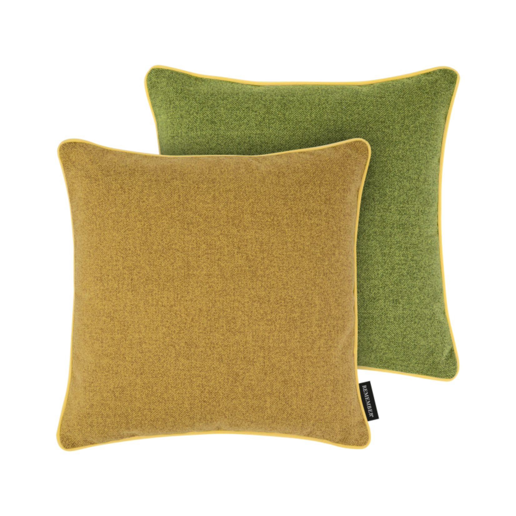 Remember Remember - Kussen 'Wasabi' - 1 Stuk - Groen/geel