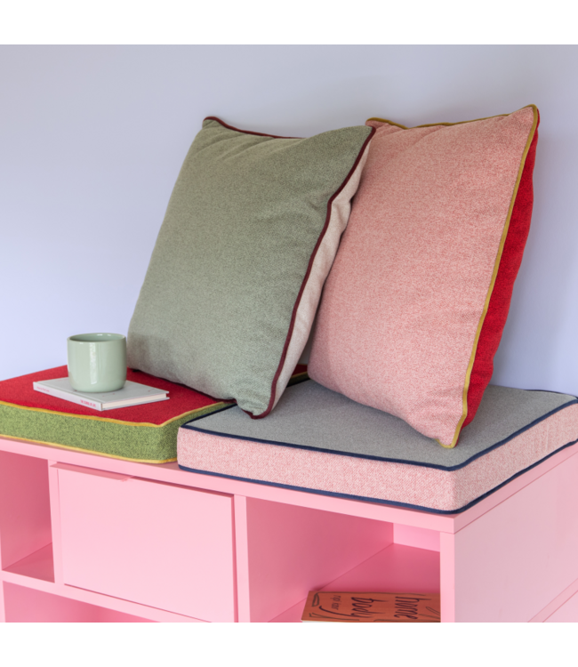 Remember - Kussen 'Cranberry' - 1 Stuk - Rood/roze