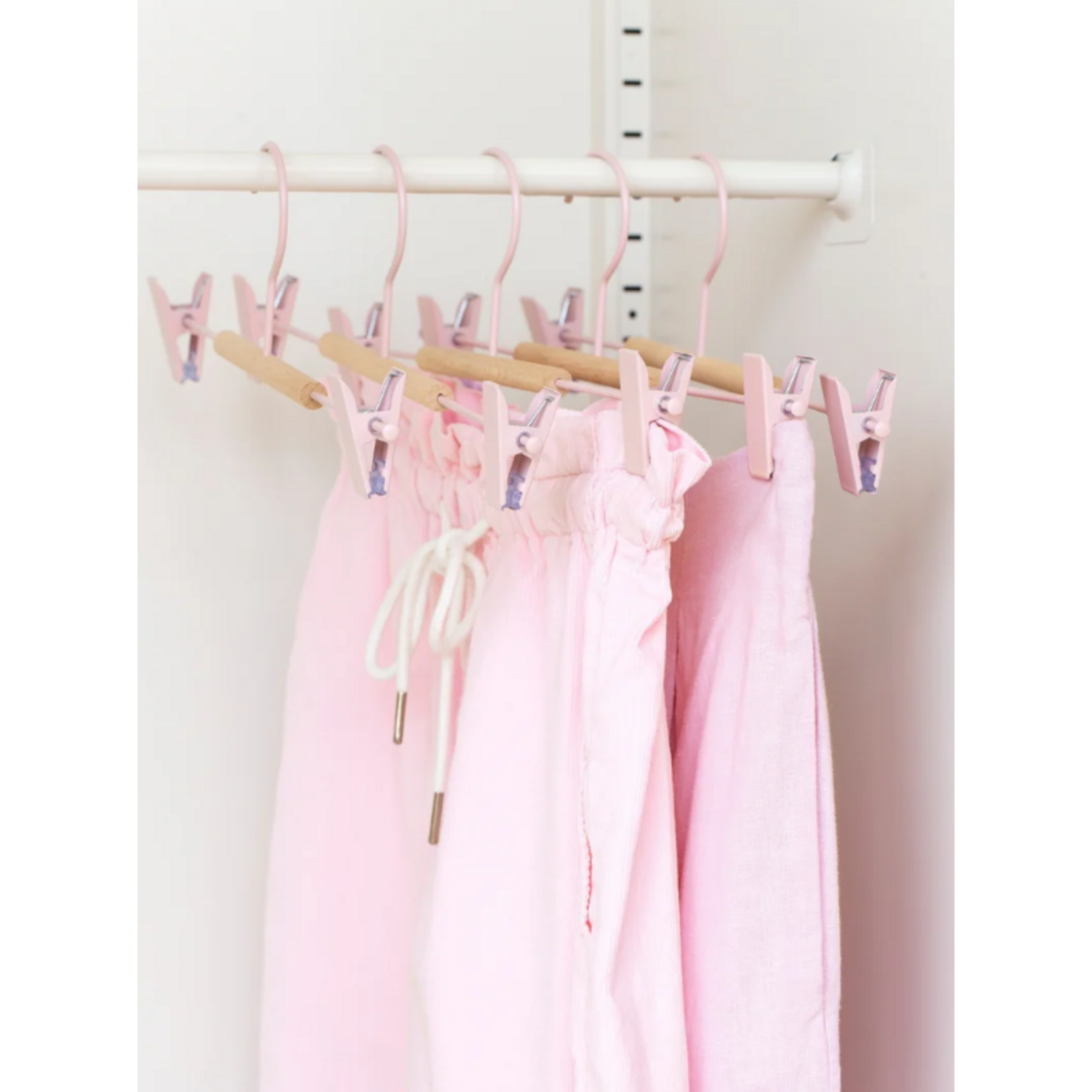 Mustard Made Mustard - Adult clip  hangers - Kapstokken voor volwassenen  - Set van 5 - Blush