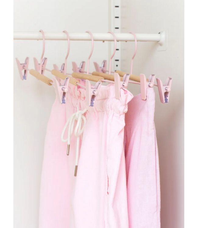 Mustard - Adult clip  hangers - Kapstokken voor volwassenen  - Set van 5 - Blush