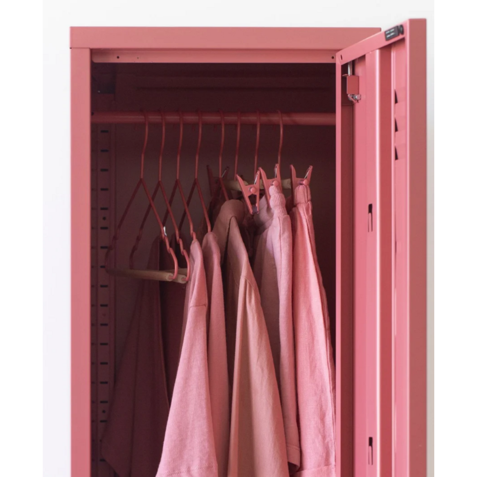 Mustard Made Mustard - Crochets à vêtements pour adultes - Portemanteaux pour adultes - Lot de 5 - Berry