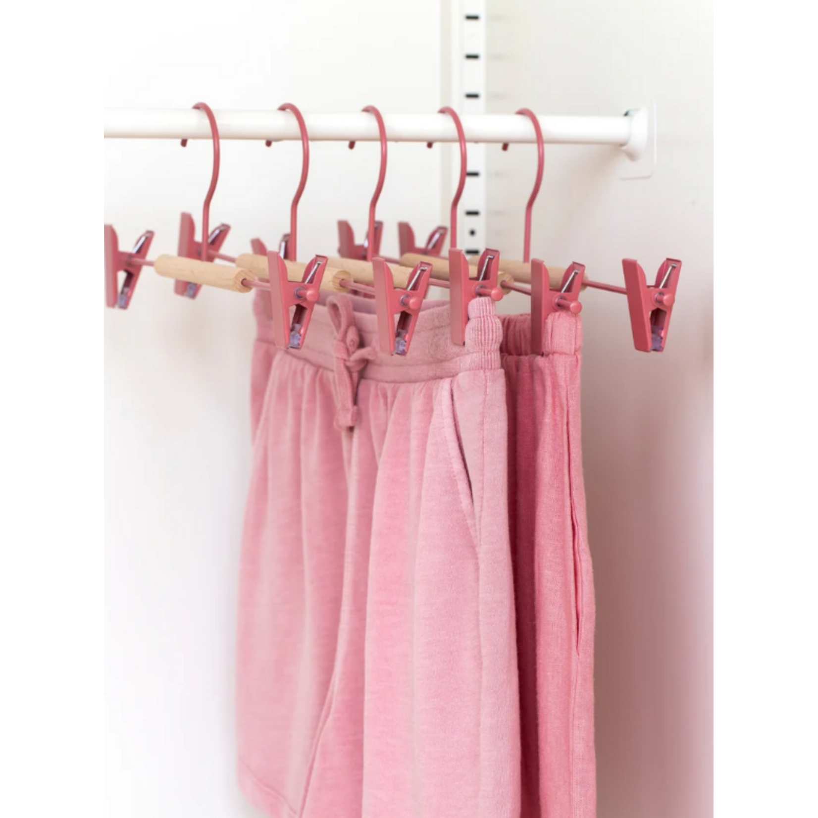 Mustard Made Mustard - Adult clip  hangers - Kapstokken voor volwassenen  - Set van 5 - Berry