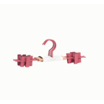 Mustard Made Mustard - Crochets à vêtements pour adultes - Portemanteaux pour adultes - Lot de 5 - Berry