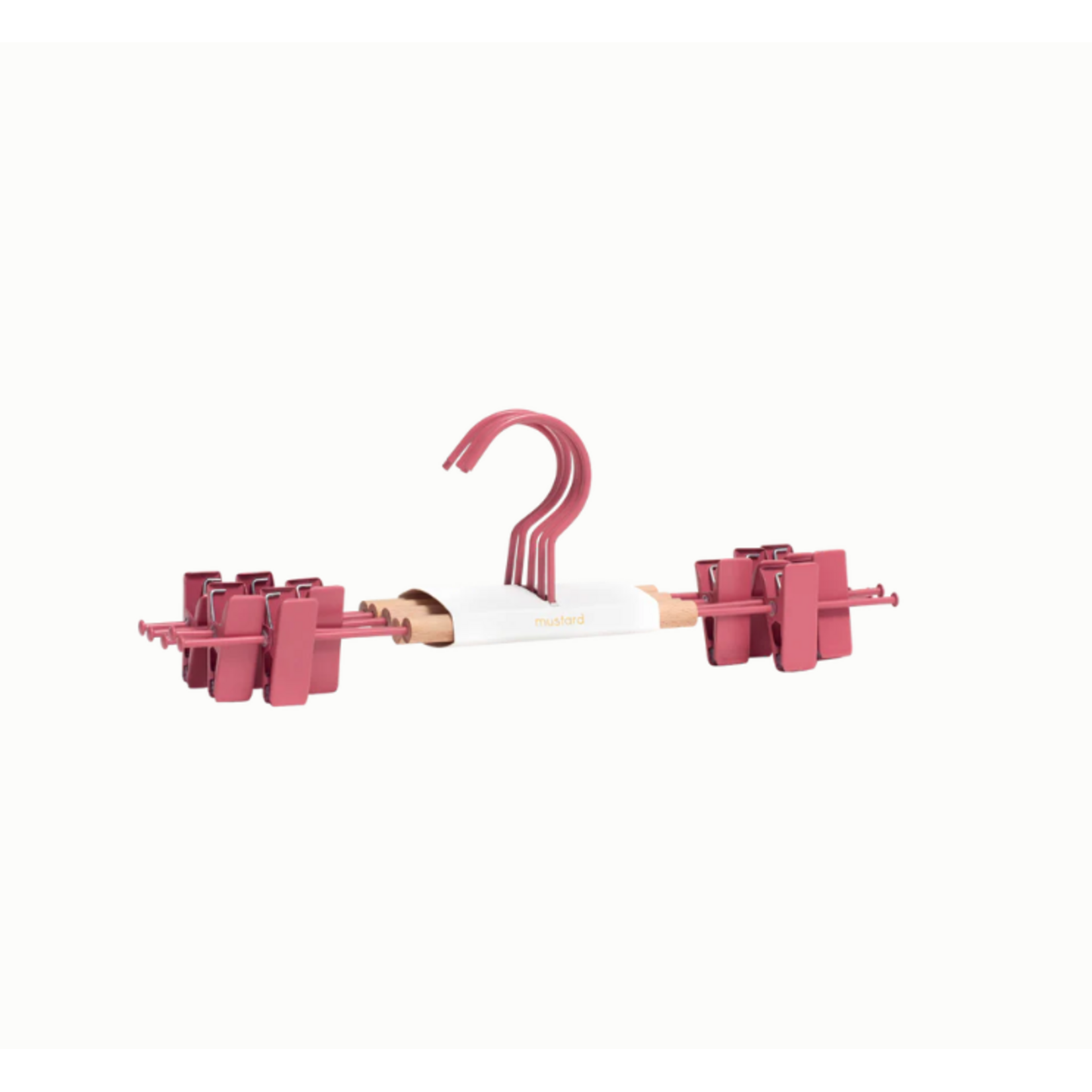 Mustard Made Mustard - Adult clip  hangers - Kapstokken voor volwassenen  - Set van 5 - Berry