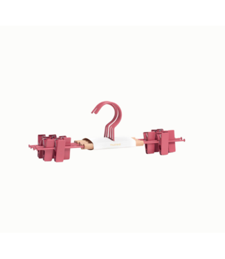 Mustard Made Mustard - Adult clip  hangers - Kapstokken voor volwassenen  - Set van 5 - Berry