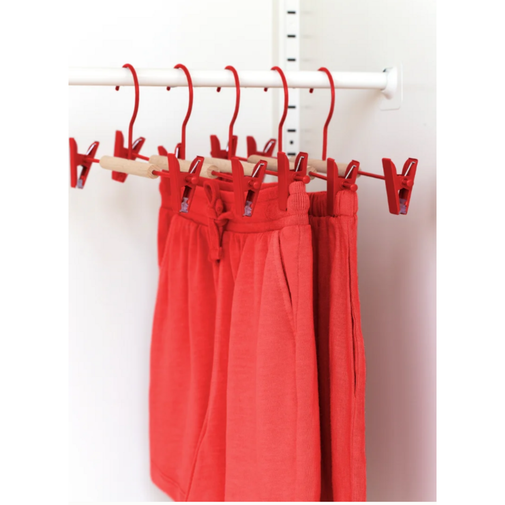 Mustard Made Mustard - Adult clip  hangers - Kapstokken voor volwassenen  - Set van 5 - Poppy