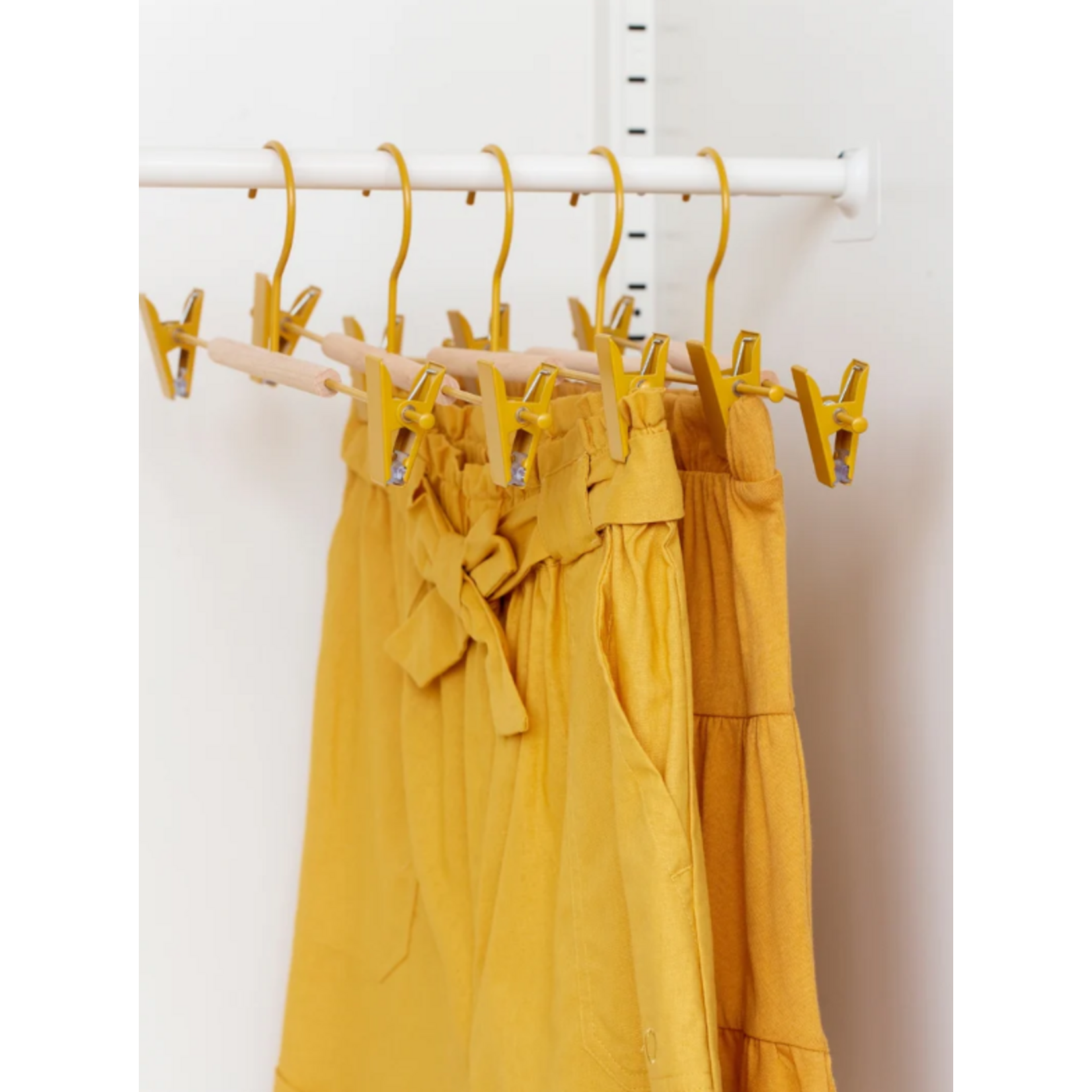 Mustard Made Mustard - Adult clip  hangers - Kapstokken voor volwassenen  - Set van 5 - Mustard