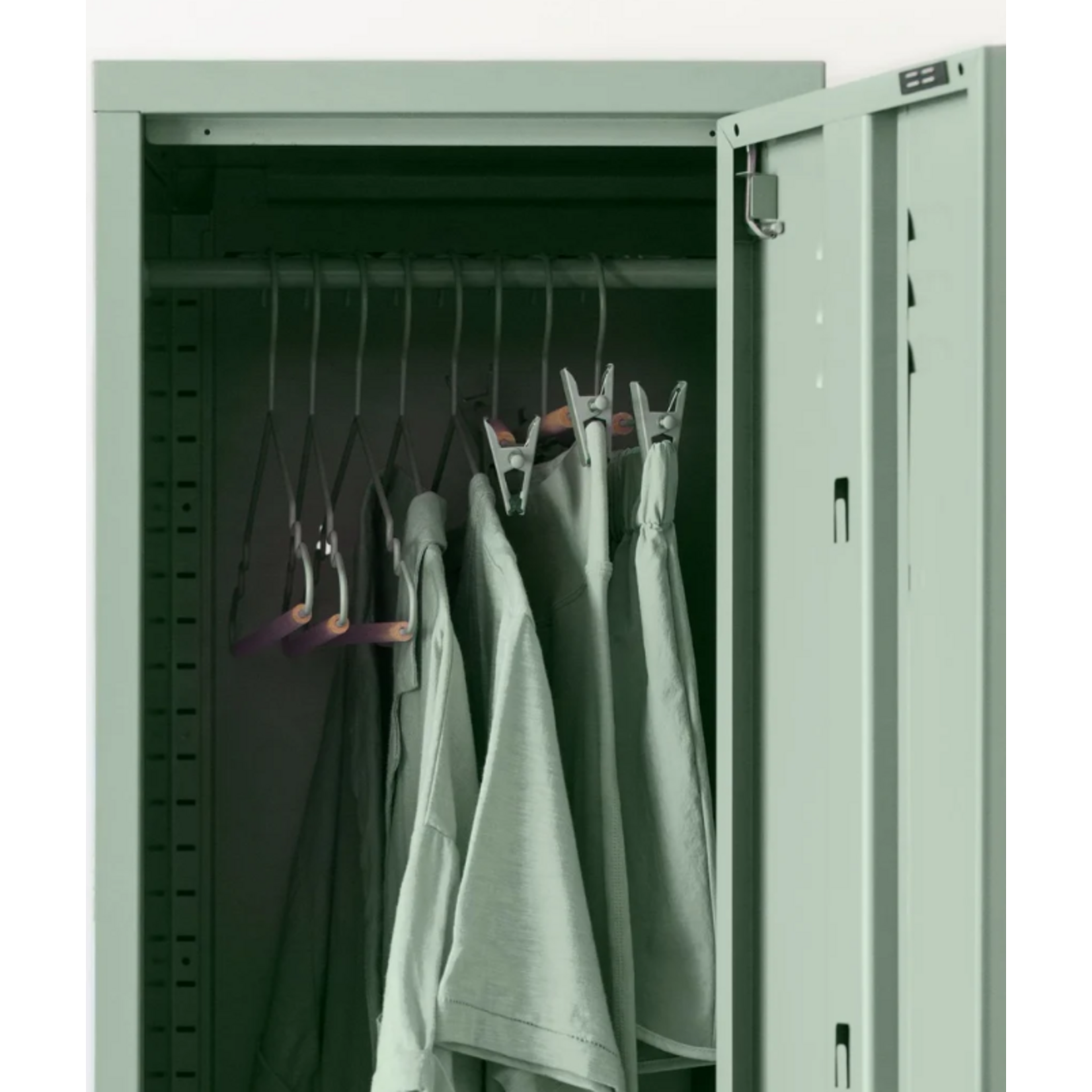 Mustard Made Mustard - Crochets à vêtements pour adultes - Portemanteaux pour adultes - Lot de 5 - Sage