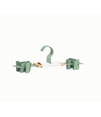 Mustard Made Mustard - Adult clip  hangers - Kapstokken voor volwassenen  - Set van 5 - Sage