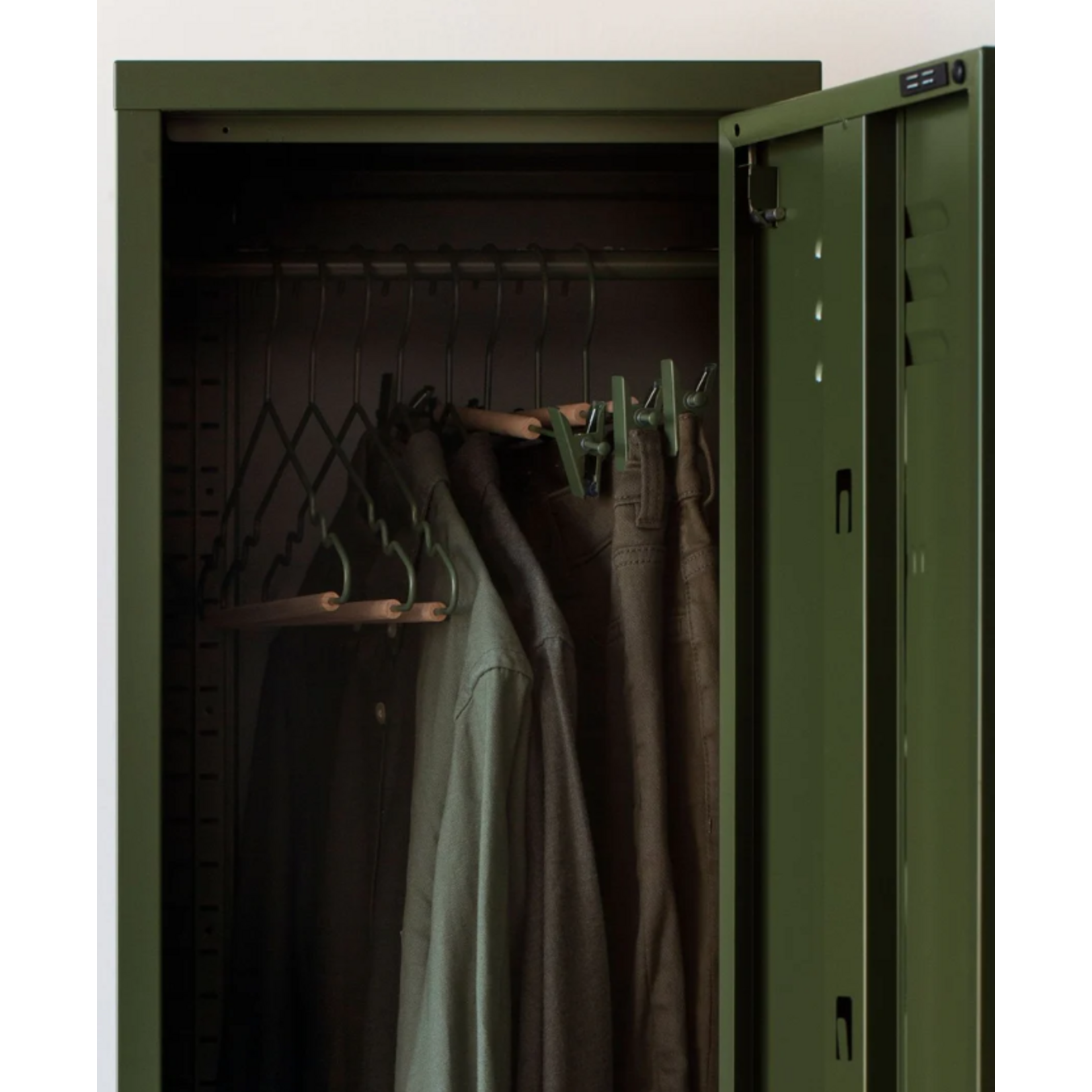 Mustard Made Mustard - Adult clip  hangers - Kapstokken voor volwassenen  - Set van 5 - Olive