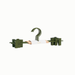 Mustard Made Mustard - Adult clip  hangers - Kapstokken voor volwassenen  - Set van 5 - Olive