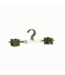 Mustard - Crochets à vêtements pour adultes - Portemanteaux pour adultes - Lot de 5 - Olive