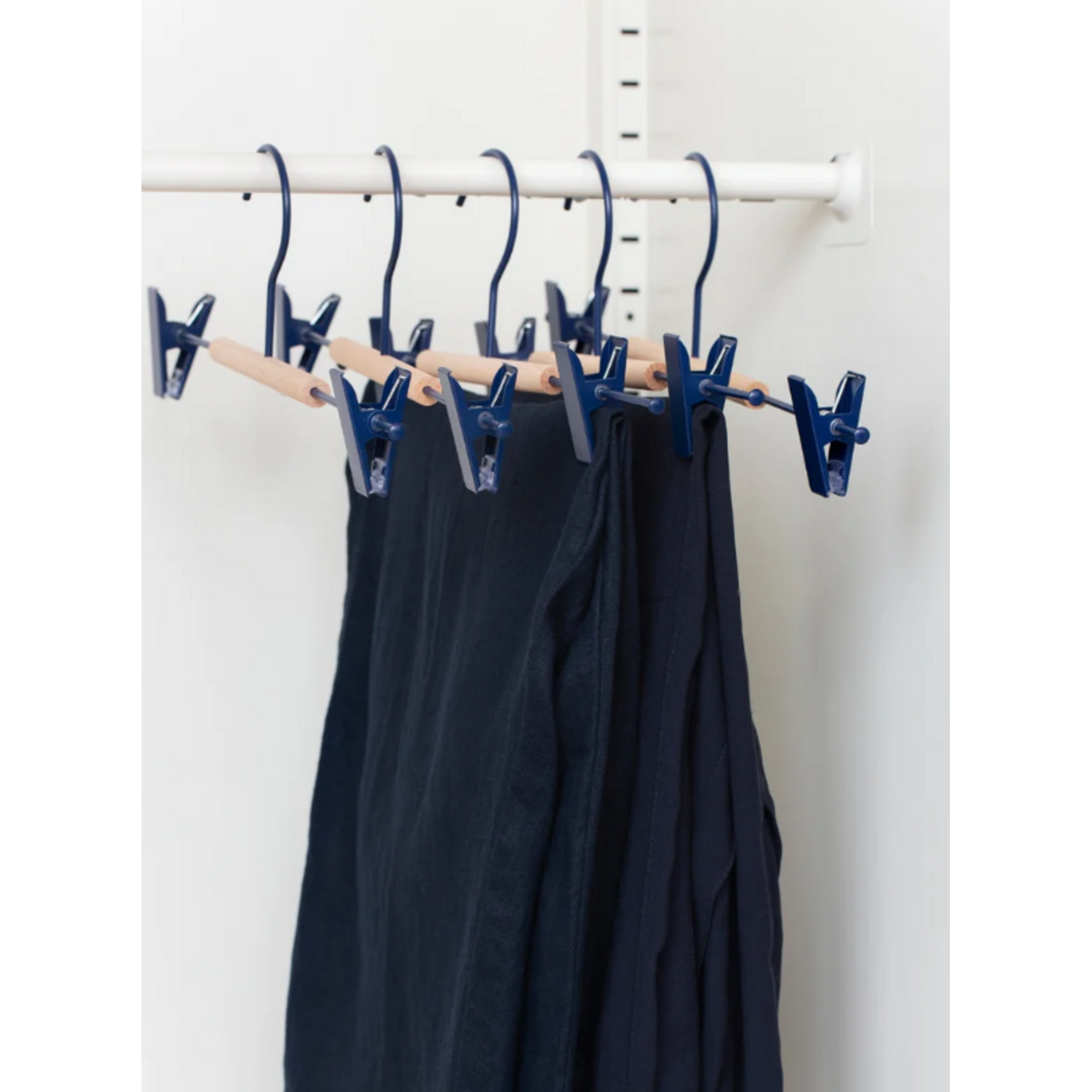 Mustard Made Mustard - Adult clip  hangers - Kapstokken voor volwassenen  - Set van 5 - Navy