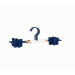 Mustard Made Mustard - Crochets à vêtements pour adultes - Portemanteaux pour adultes - Lot de 5 - Navy