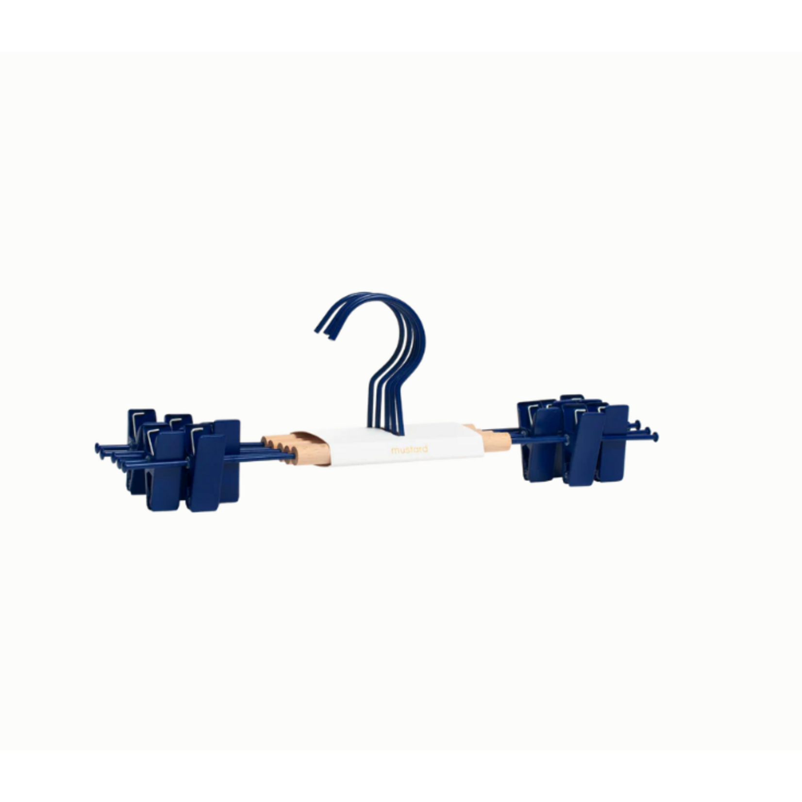 Mustard Made Mustard - Adult clip  hangers - Kapstokken voor volwassenen  - Set van 5 - Navy
