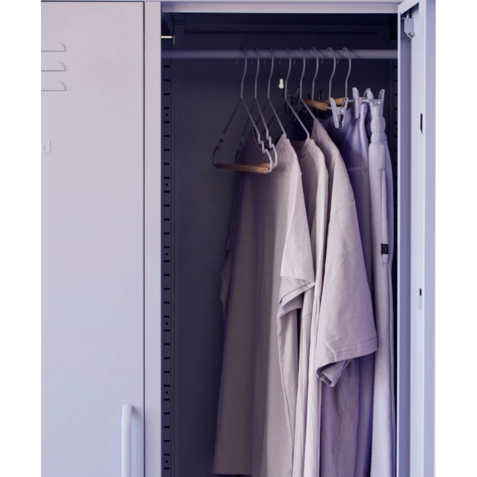 Mustard Made Mustard - Adult clip  hangers - Kapstokken voor volwassenen  - Set van 5 - Lilac