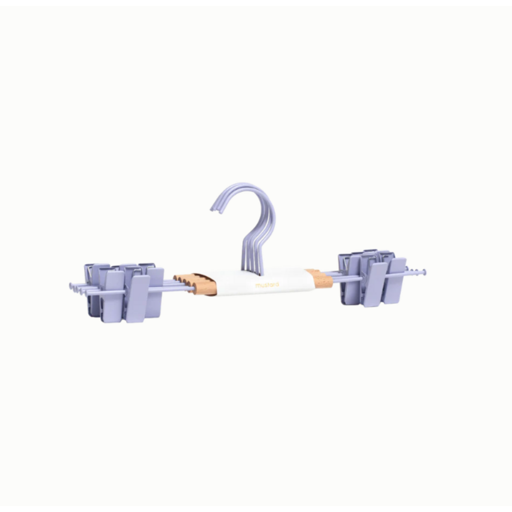 Mustard Made Mustard - Adult clip  hangers - Kapstokken voor volwassenen  - Set van 5 - Lilac