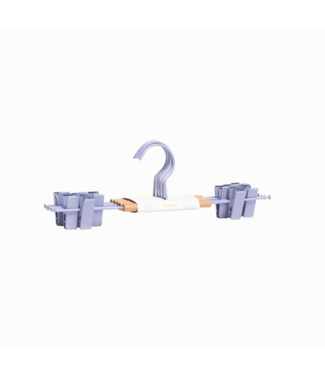 Mustard Made Mustard - Adult clip  hangers - Kapstokken voor volwassenen  - Set van 5 - Lilac