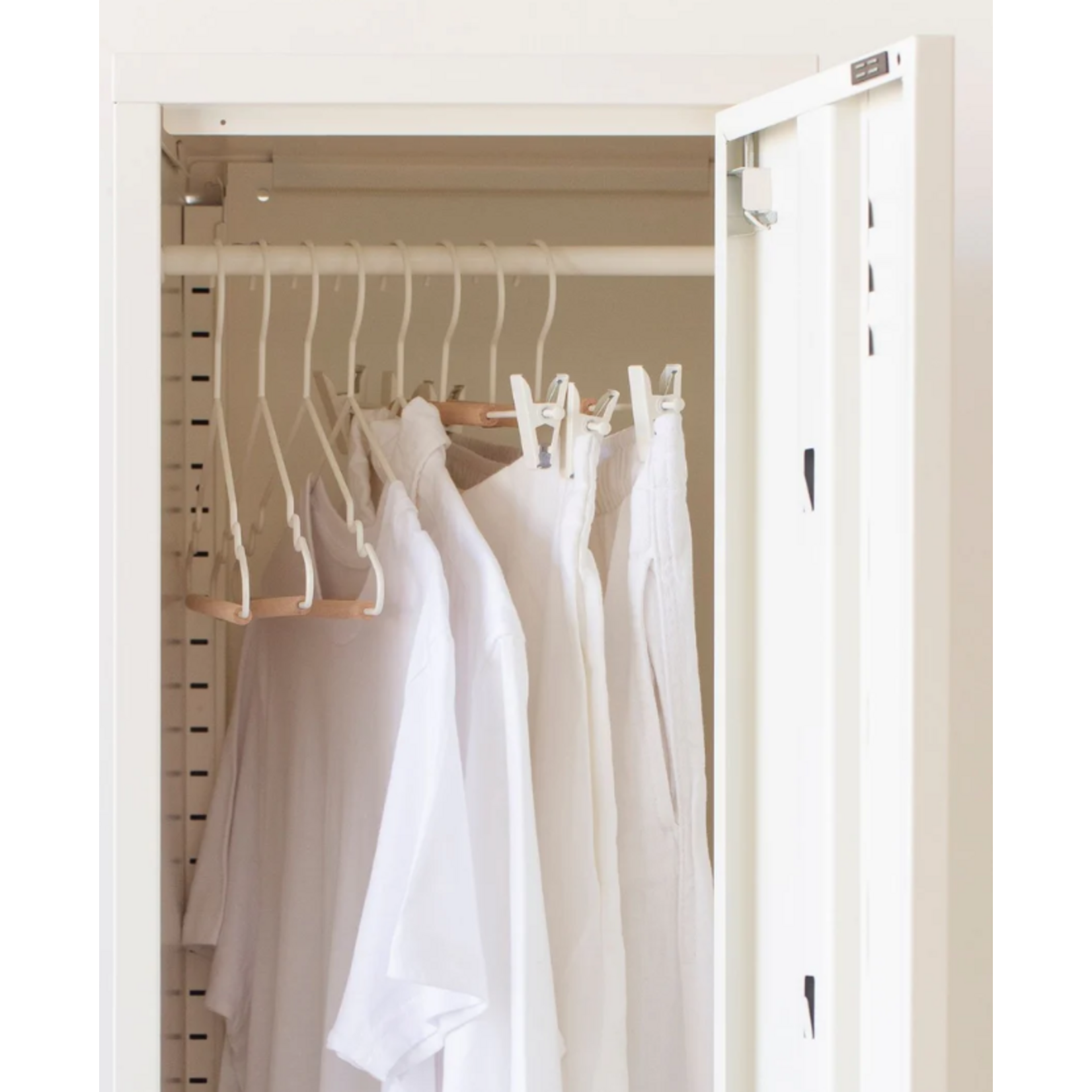 Mustard Made Mustard - Adult clip  hangers - Kapstokken voor volwassenen  - Set van 5 - Chalk