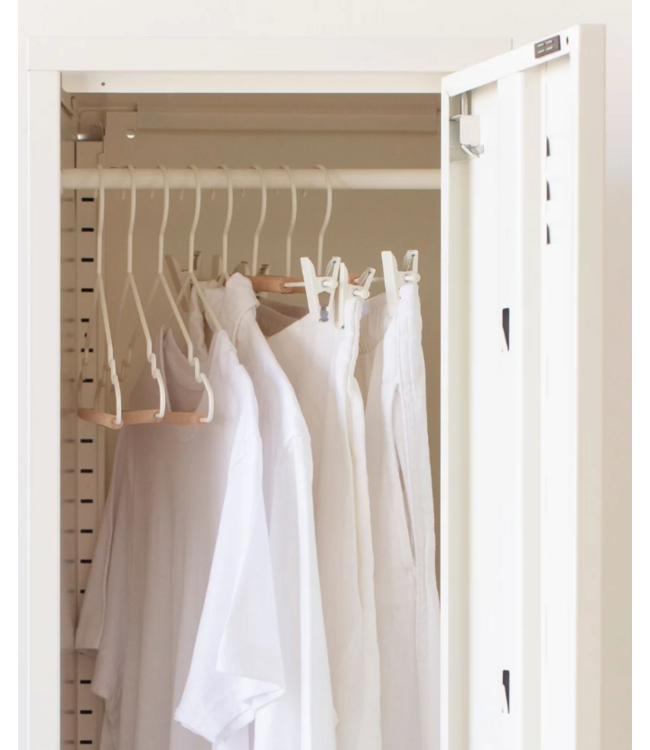 Mustard - Adult clip  hangers - Kapstokken voor volwassenen  - Set van 5 - Chalk