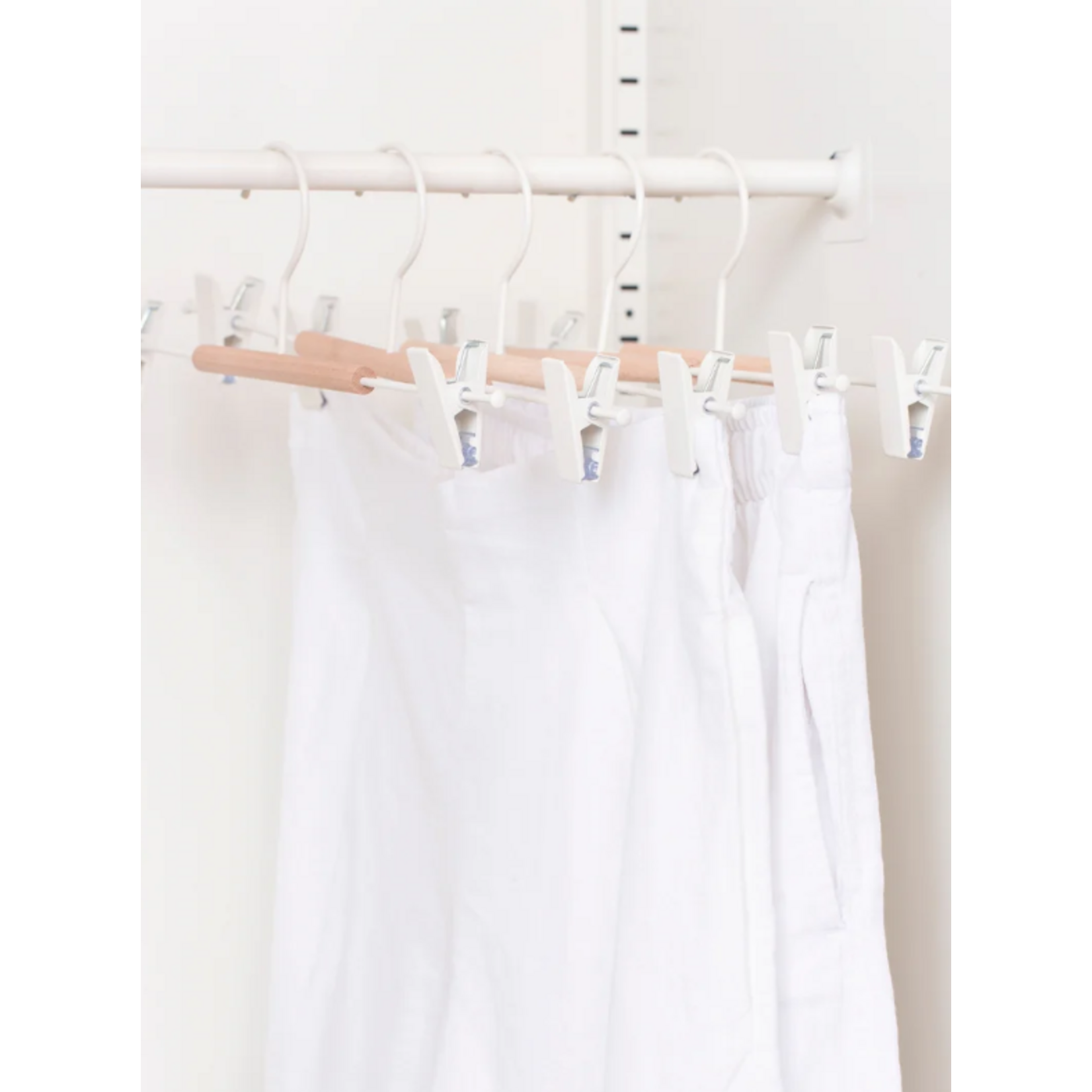 Mustard Made Mustard - Adult clip  hangers - Kapstokken voor volwassenen  - Set van 5 - Chalk