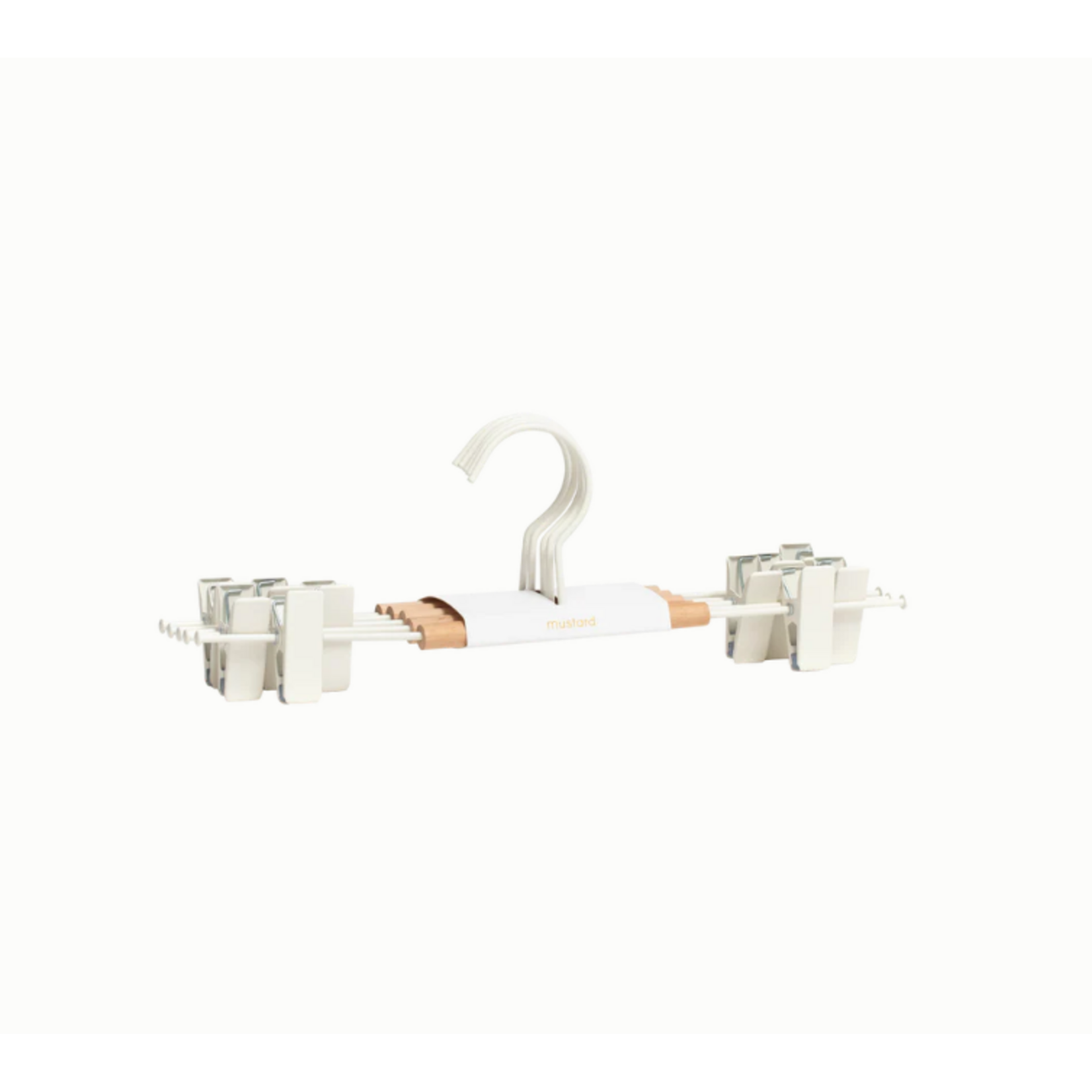 Mustard Made Mustard - Adult clip  hangers - Kapstokken voor volwassenen  - Set van 5 - Chalk