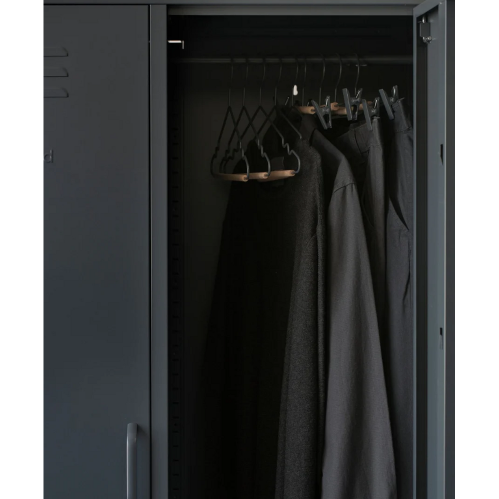 Mustard Made Mustard - Adult clip  hangers - Kapstokken voor volwassenen  - Set van 5 - Slate