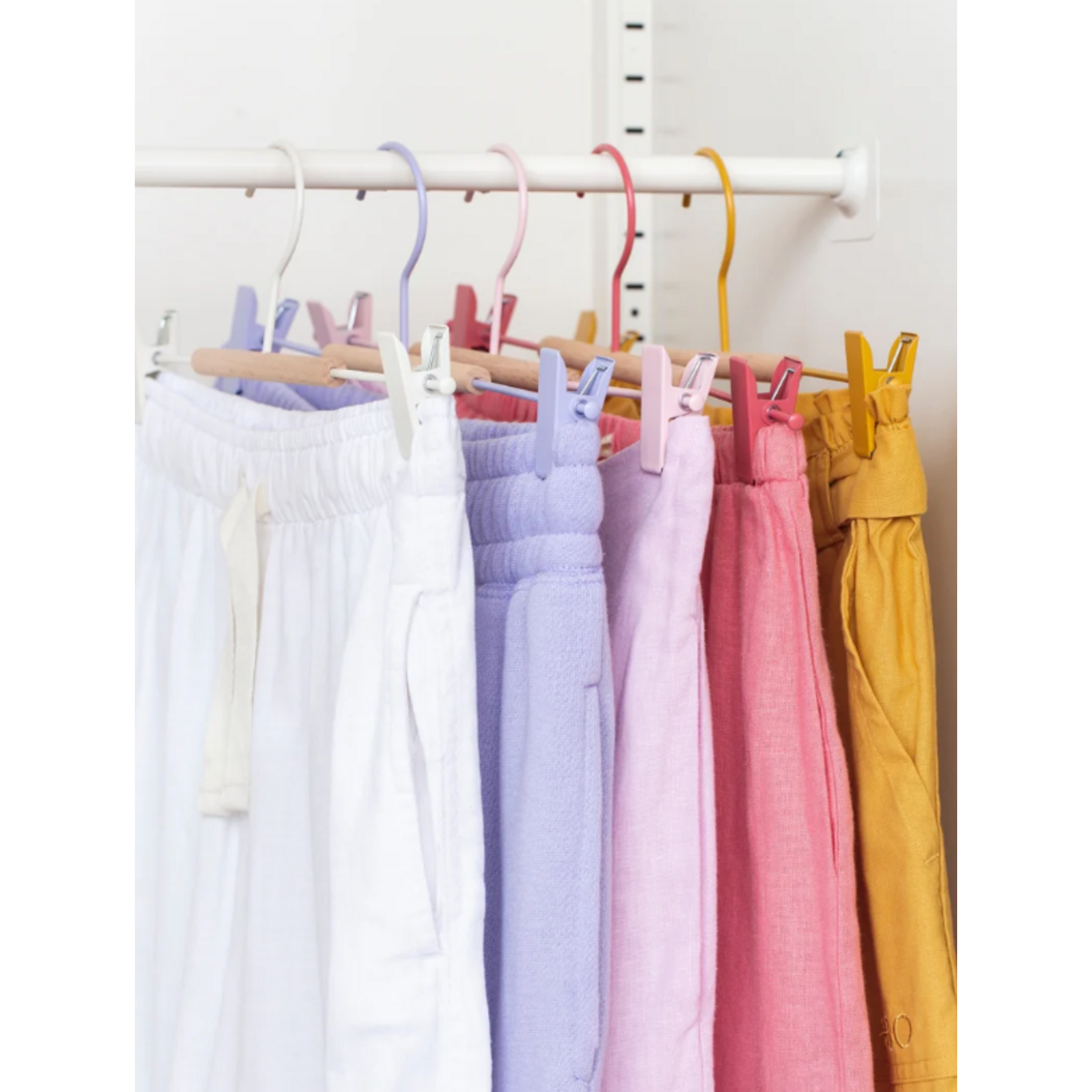 Mustard Made Mustard - Adult clip  hangers - Kapstokken voor volwassenen  - Set van 5 - Summer