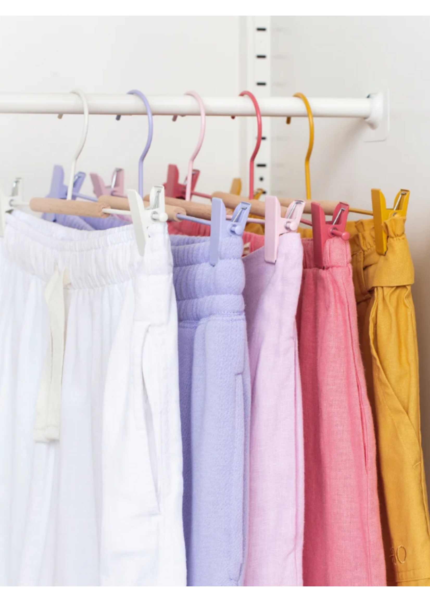 Mustard Made Mustard - Adult clip  hangers - Kapstokken voor volwassenen  - Set van 5 - Summer