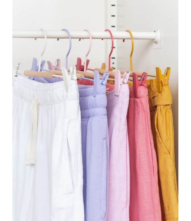Mustard - Crochets à vêtements pour adultes - Portemanteaux pour adultes - Lot de 5 - Summer