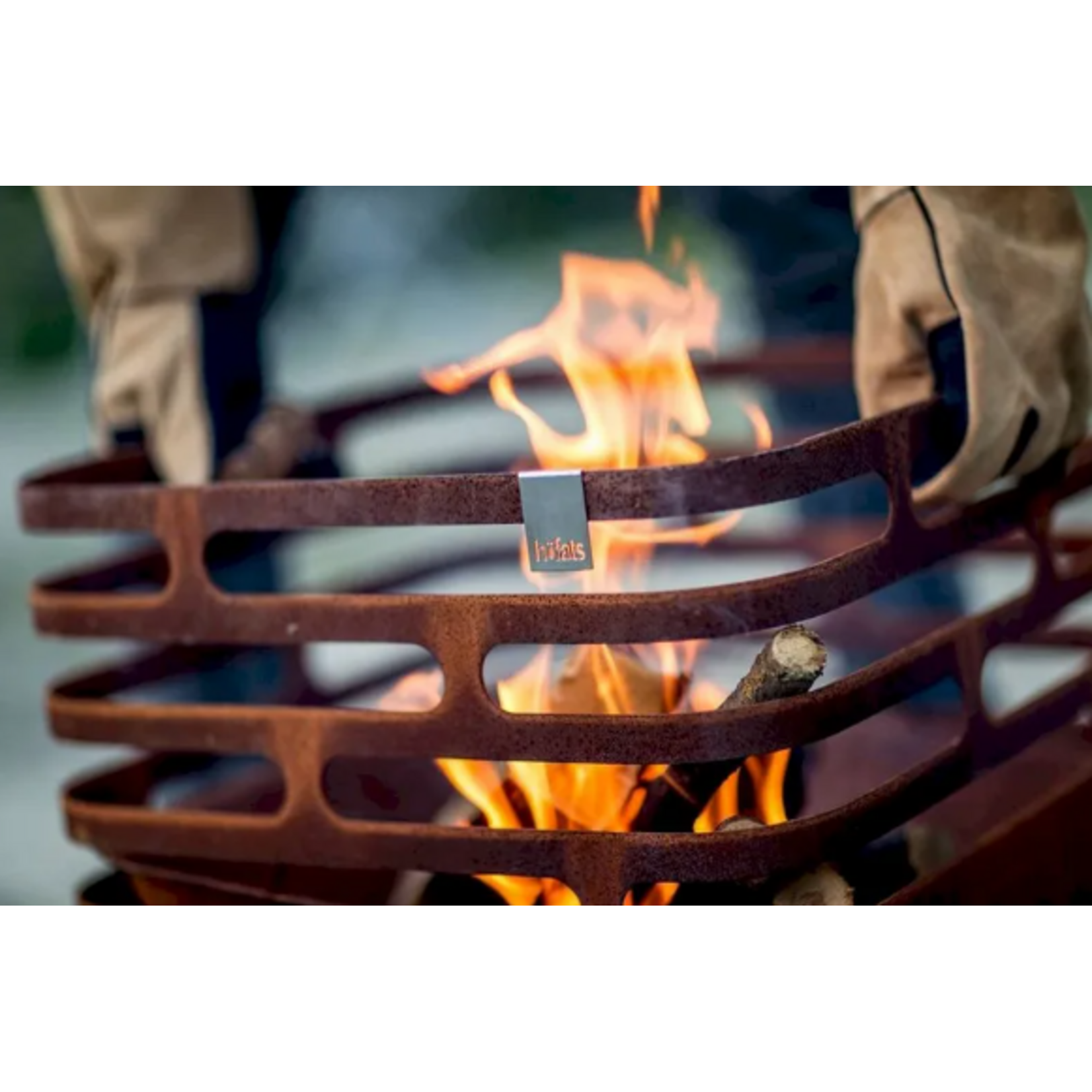 Höfats Höfats - CUBE - Vuurmand - Cortenstaal