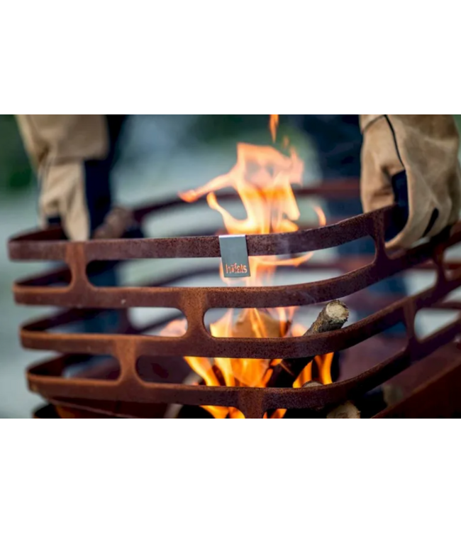 Höfats Höfats - CUBE - Panier à feu - Corten