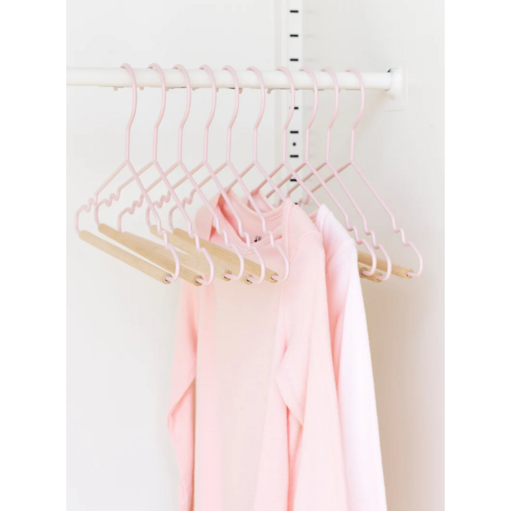 Mustard Made Mustard - Cintres pour enfants - Cintres pour enfants - Lot de 10 - Blush