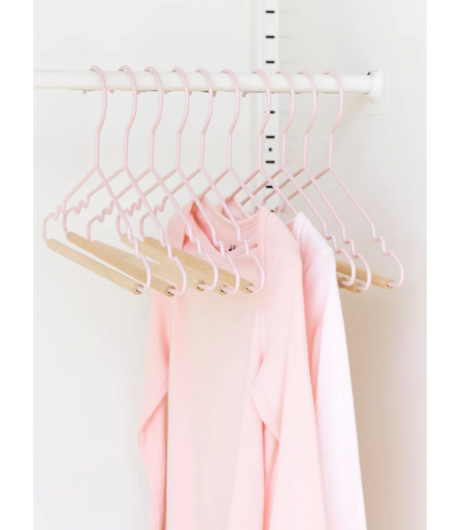 Mustard - Cintres pour enfants - Cintres pour enfants - Lot de 10 - Blush