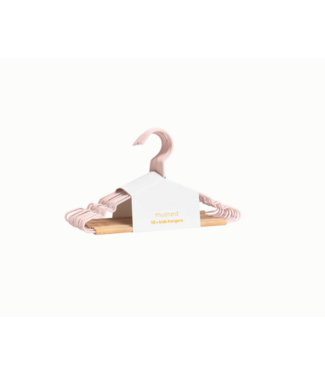 Mustard Made Mustard - Kids top hangers - Kapstokken voor kinderen - Set van 10 - Blush