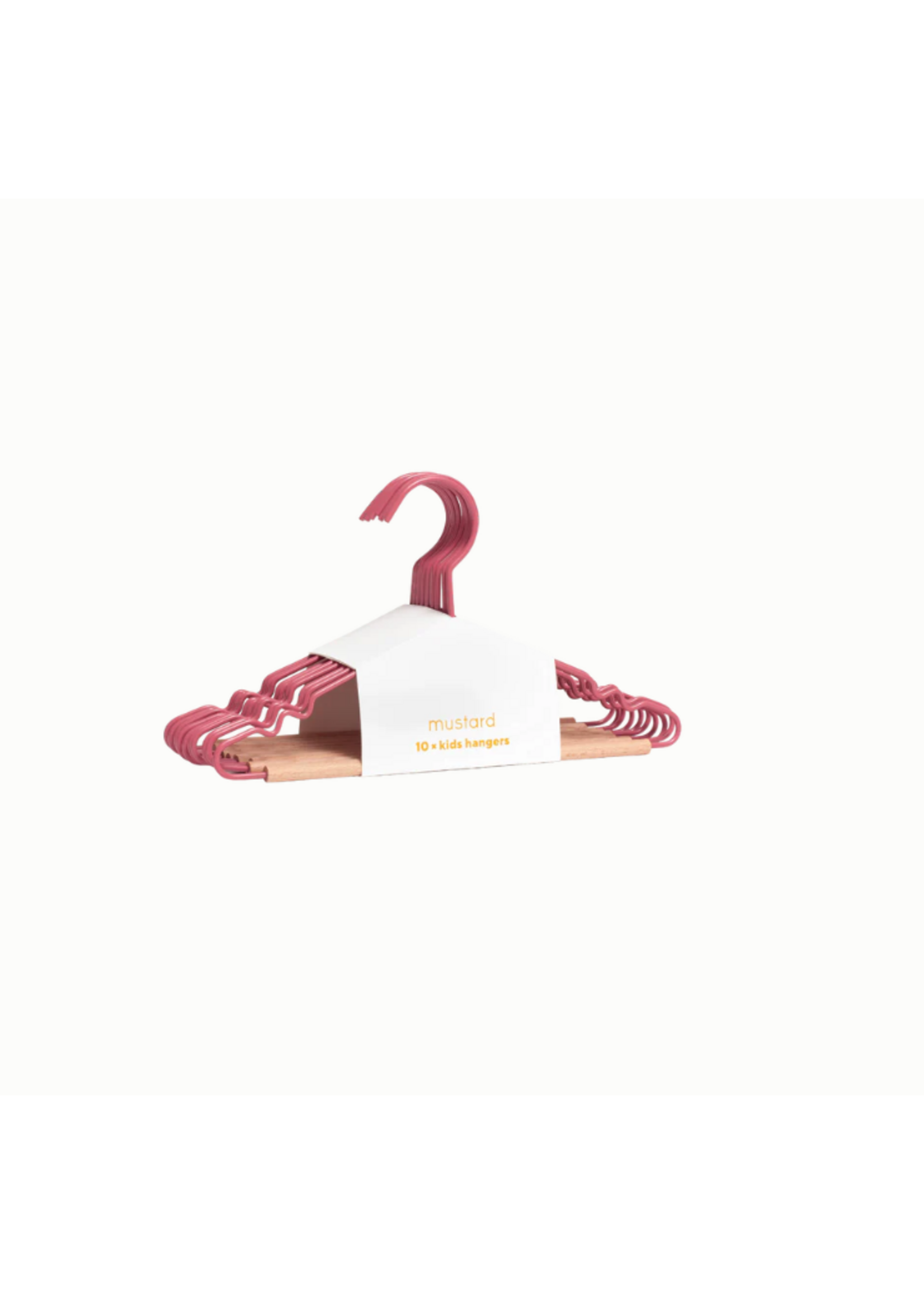 Mustard Made Mustard - Kids top hangers - Kapstokken voor kinderen - Set van 10 - Berry
