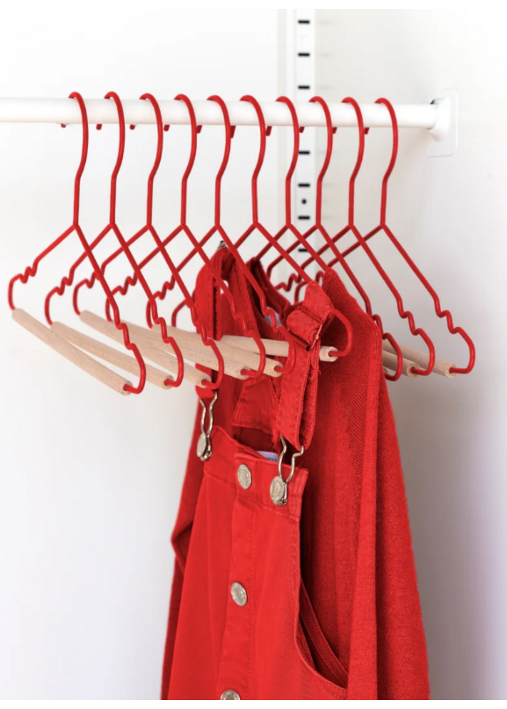 Mustard Made Mustard - Kids top hangers - Kapstokken voor kinderen - Set van 10 - Poppy
