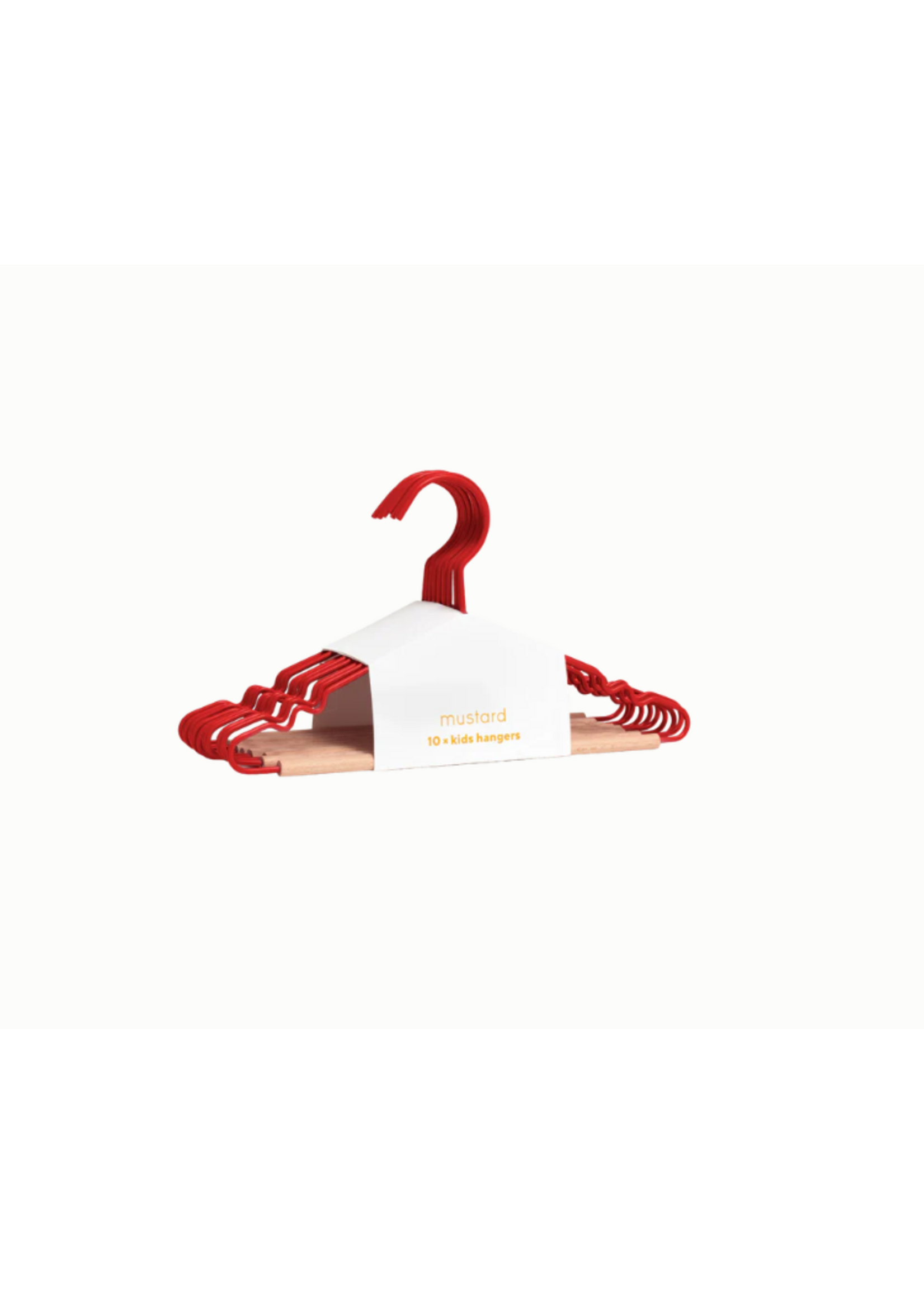 Mustard Made Mustard - Cintres pour enfants - Cintres pour enfants - Lot de 10 - Poppy