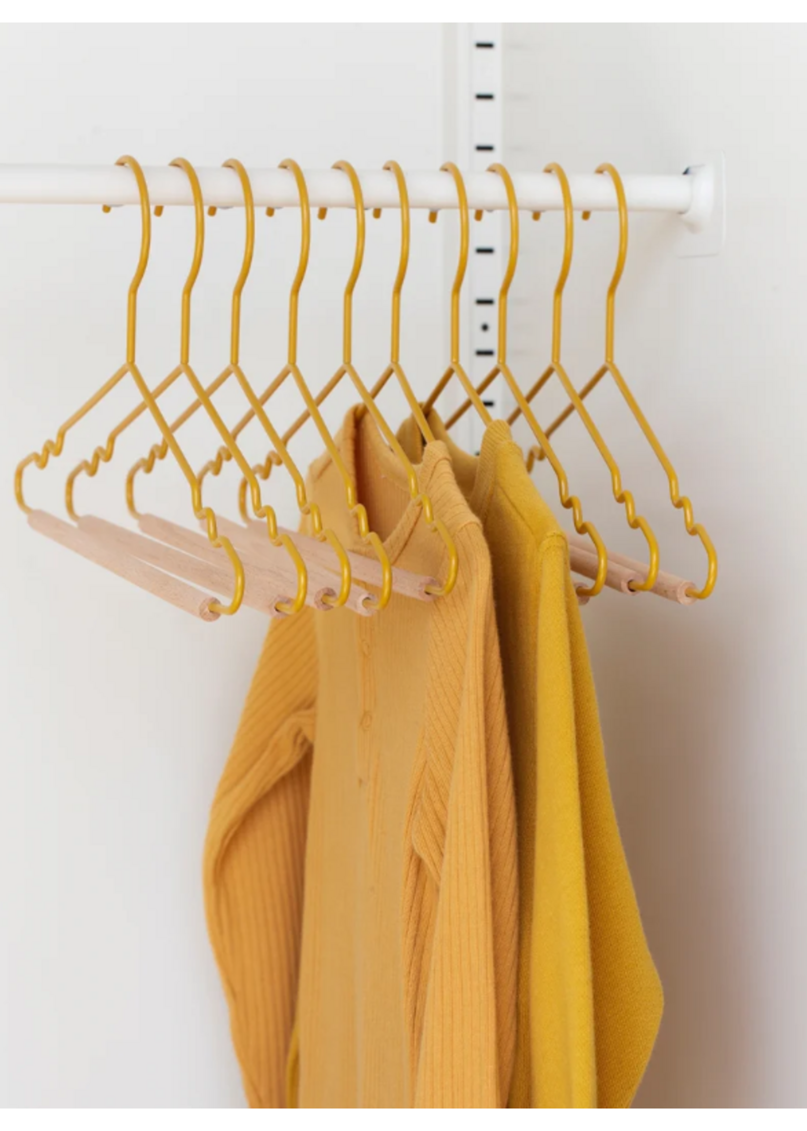 Mustard Made Mustard - Kids top hangers - Kapstokken voor kinderen - Set van 10 - Mustard